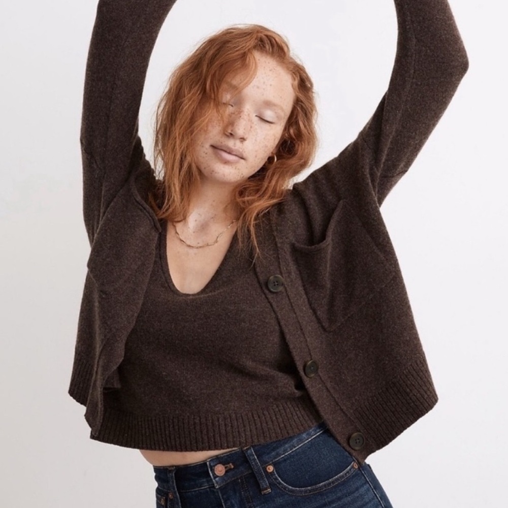 Madewell Women's Brown Sweater Set